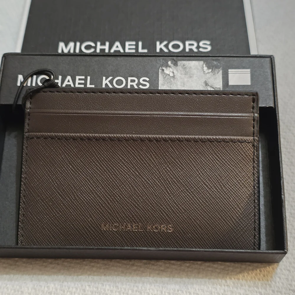 Michael Kors Brown Card Holder - Picture 3 of 5